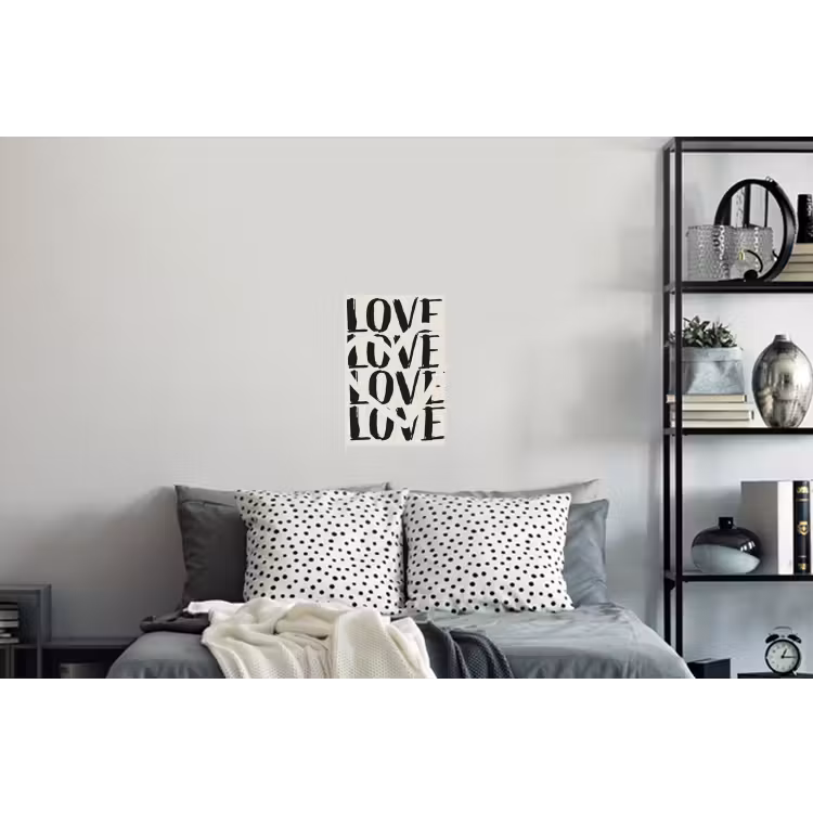 Muursticker - Love - Hart - Beige — 5