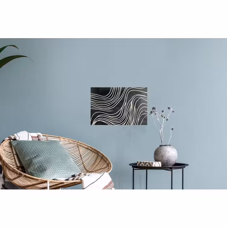 Muursticker - Lijnen - Patroon - Abstract - Wit — 4