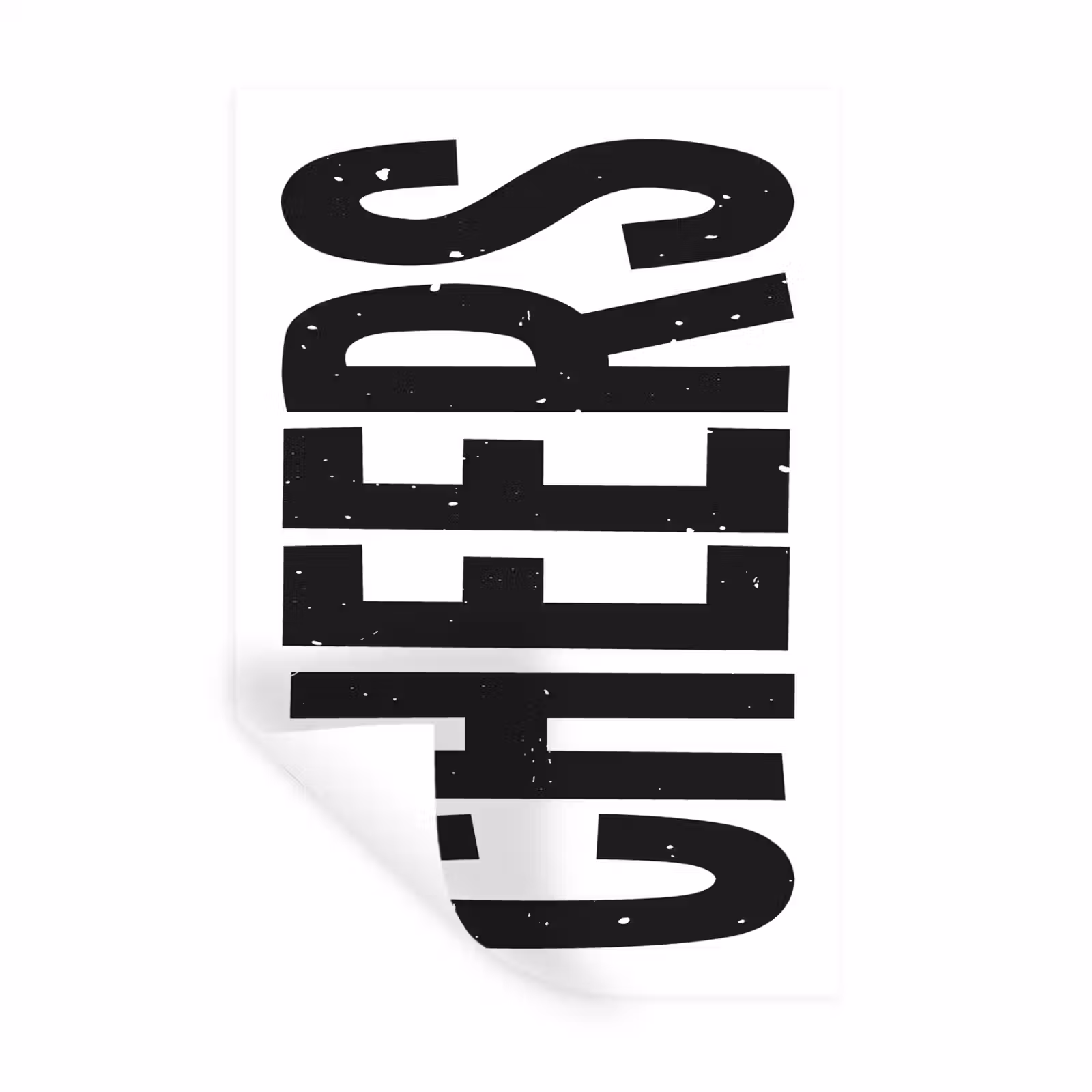 Muursticker - Retro - Cheers - Zwart - Decoratie — 1