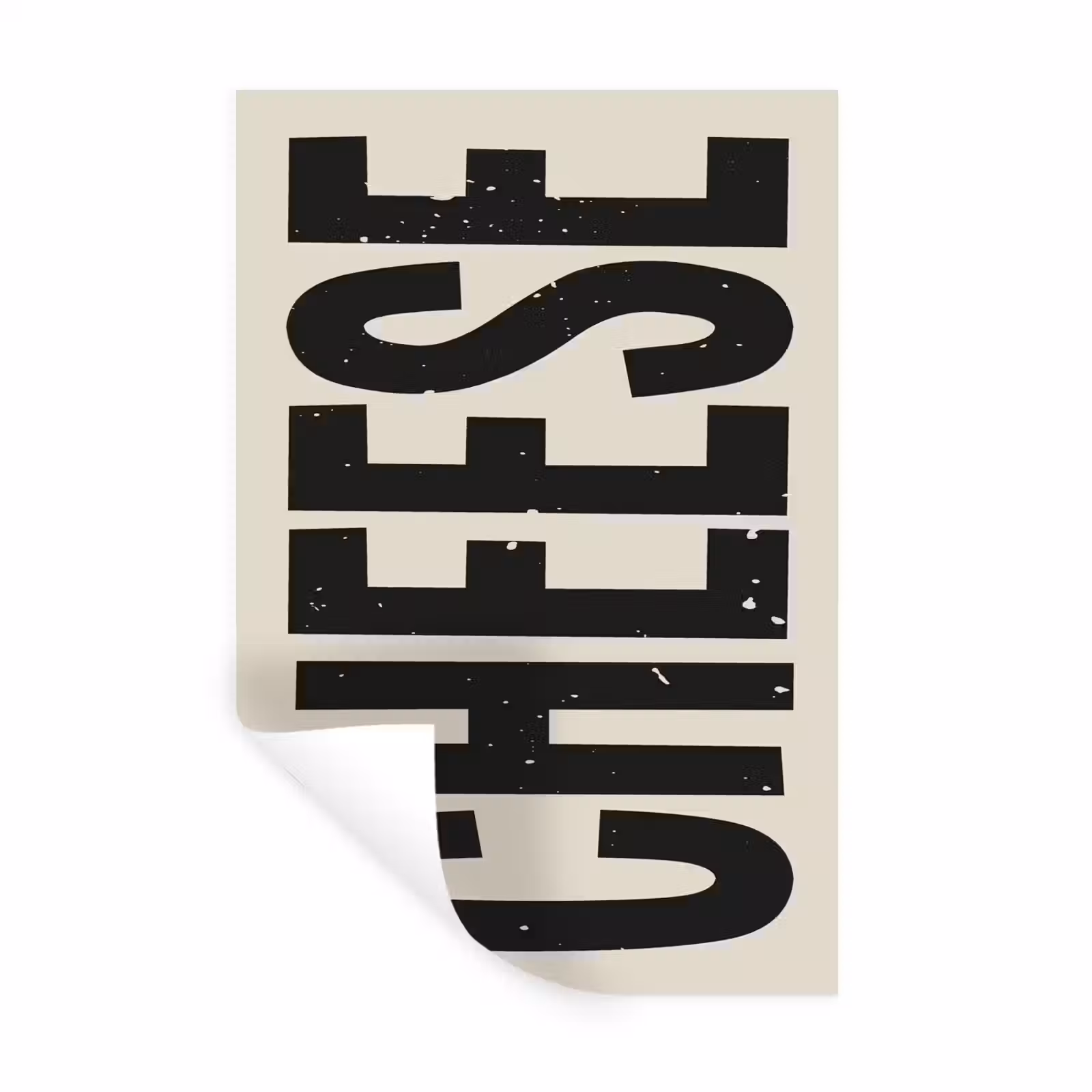 Muursticker - Kaas - Decoratie - Beige - Cheese — 1