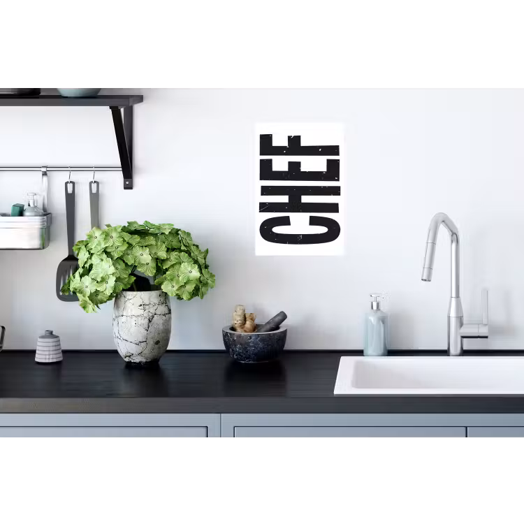 Muursticker - Chef - Japandi - Decoratie - Vintage — 2