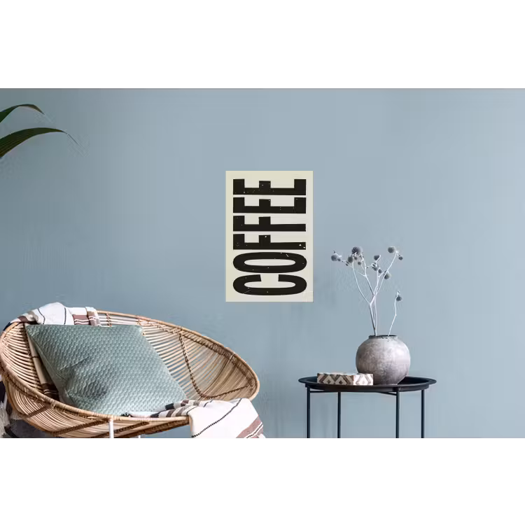 Muursticker - Japandi - Koffie - Decoratie - Vintage — 4