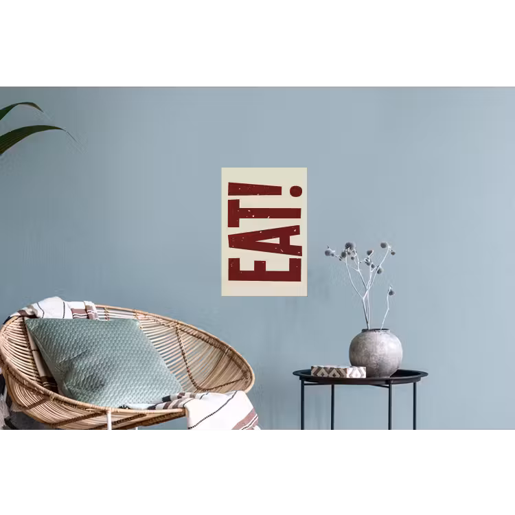 Muursticker - Red - Eten - Vintage - Decoratie — 4