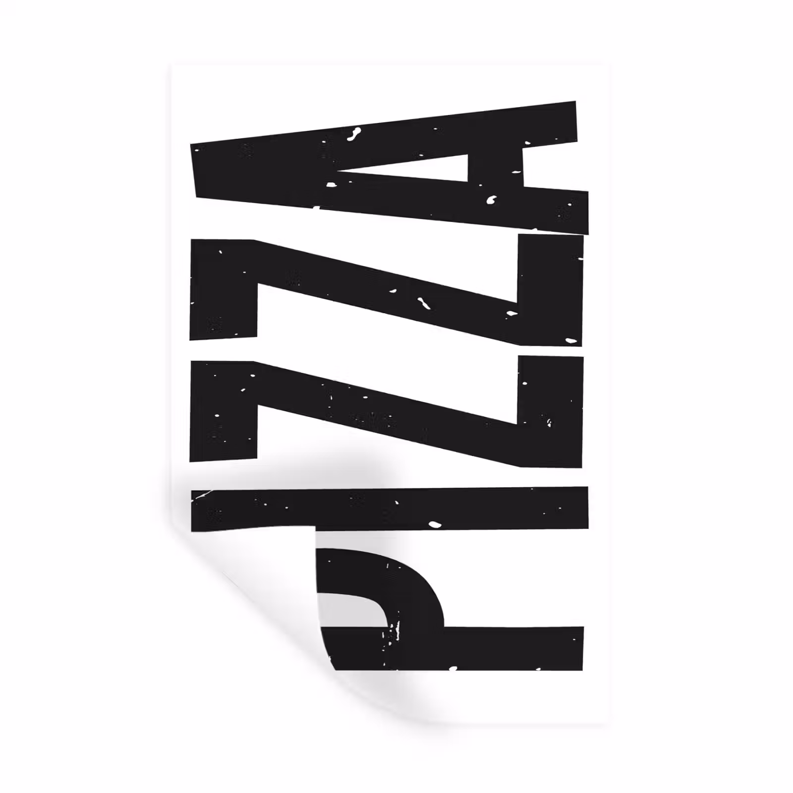 Muursticker - Pizza - Japandi - Decoratie - Vintage — 1