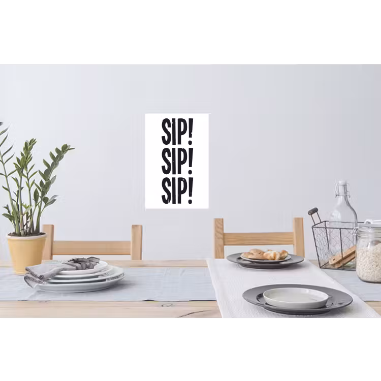 Muursticker - Vintage - Japandi - Decoratie - Black — 3