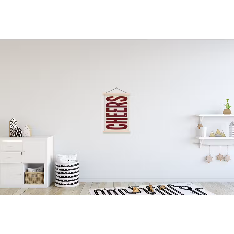 Schoolplaat - Red - Cheers - Decoratie - Beige — 3