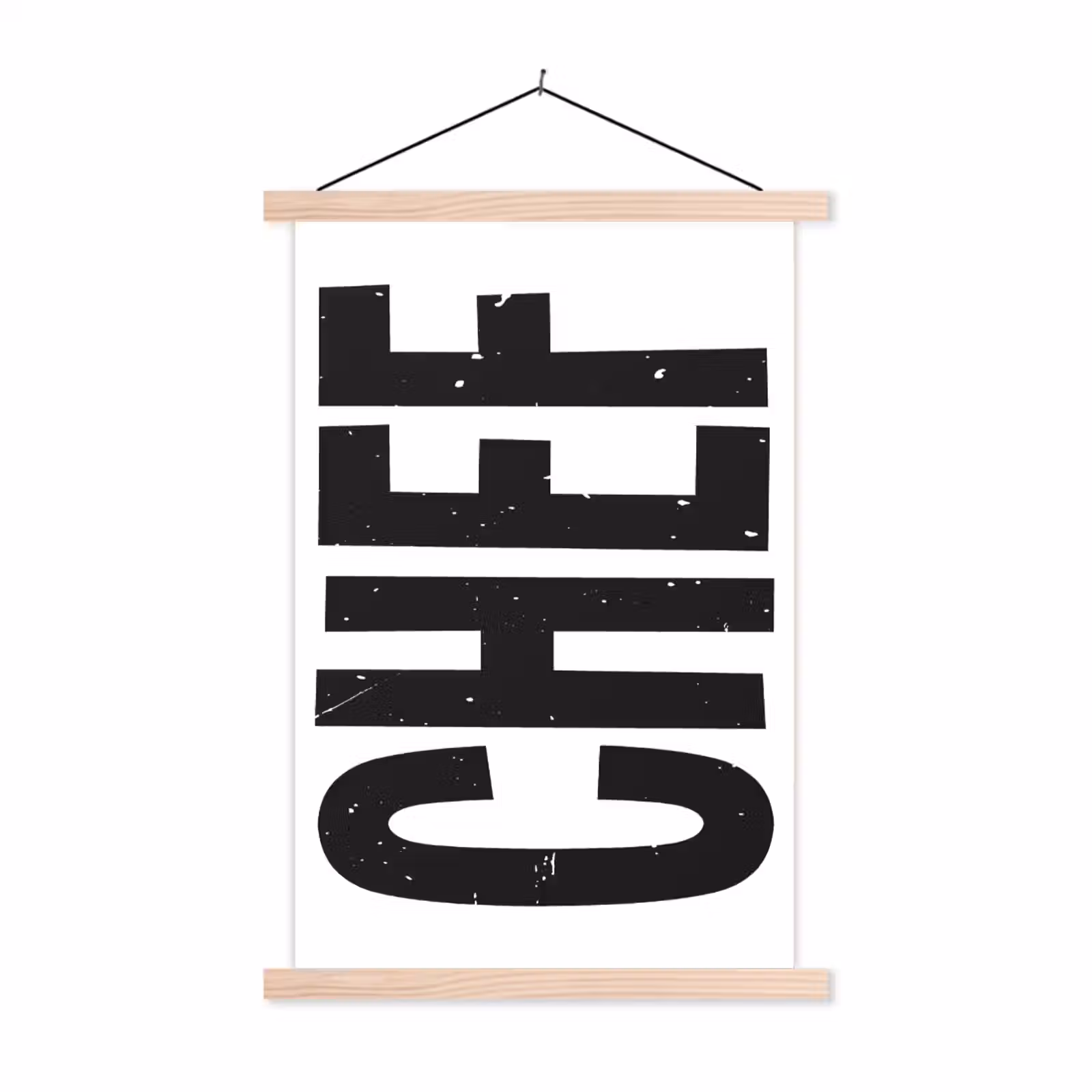 Schoolplaat - Chef - Japandi - Decoratie - Vintage — 1