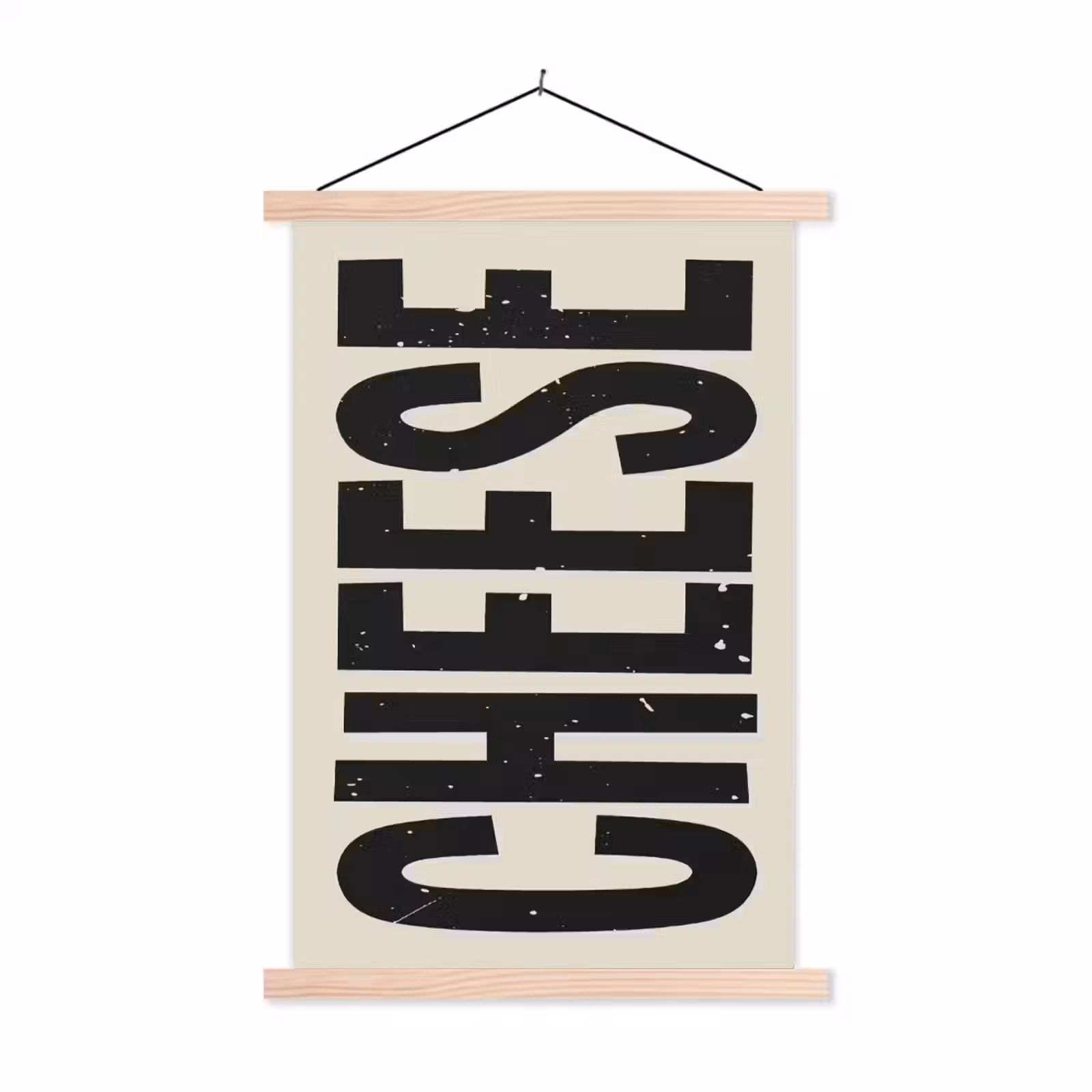 Schoolplaat - Kaas - Decoratie - Beige - Cheese — 1
