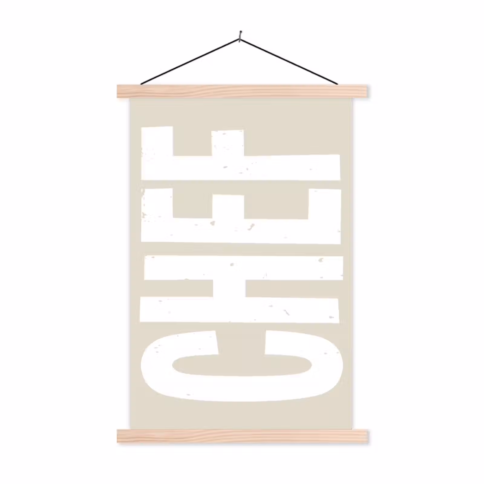 Schoolplaat - Wit - Chef - Decoratie - Japandi — 1