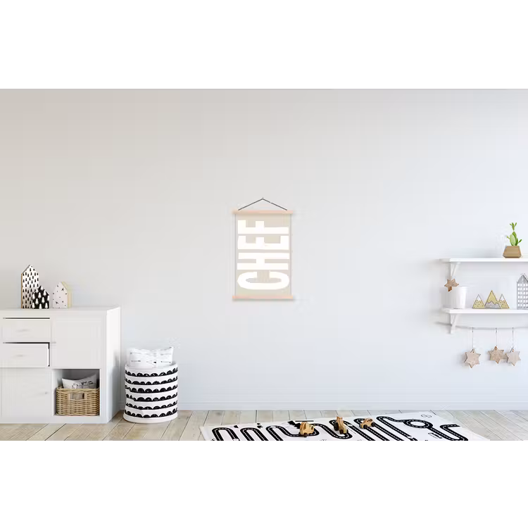 Schoolplaat - Wit - Chef - Decoratie - Japandi — 3