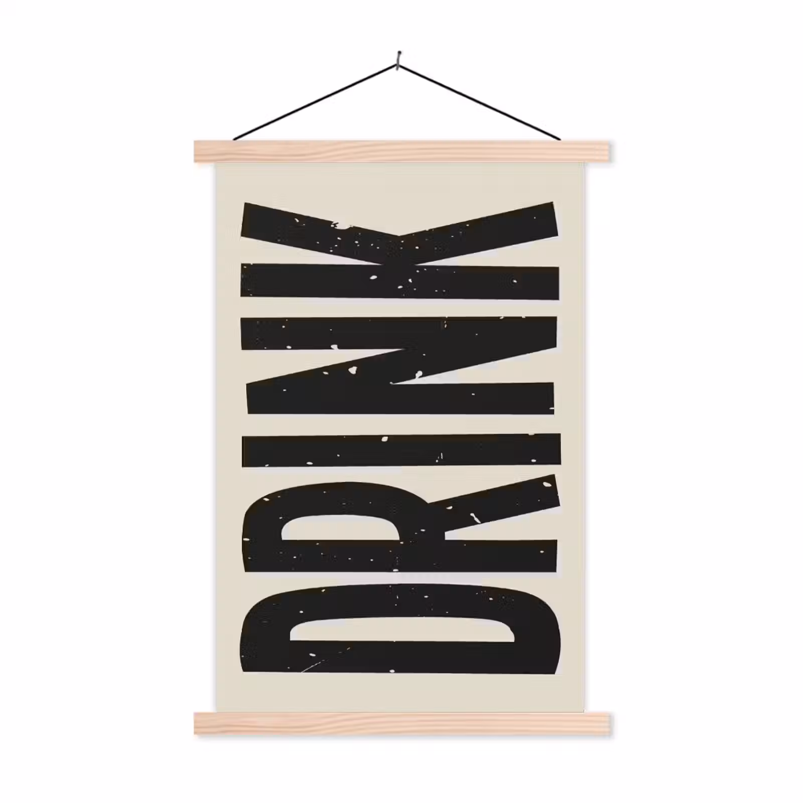 Schoolplaat - Vintage - Zwart - Decoratie - Japandi — 1