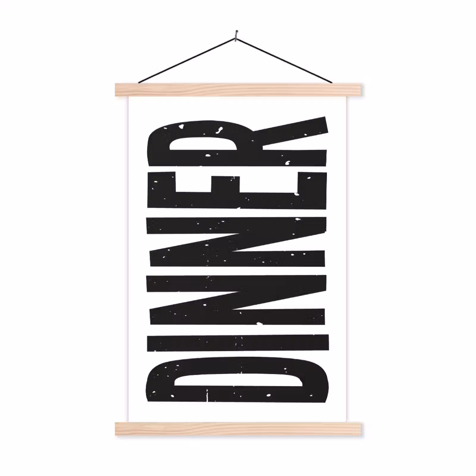 Schoolplaat - Zwart - Decoratie - Vintage - Eten — 1