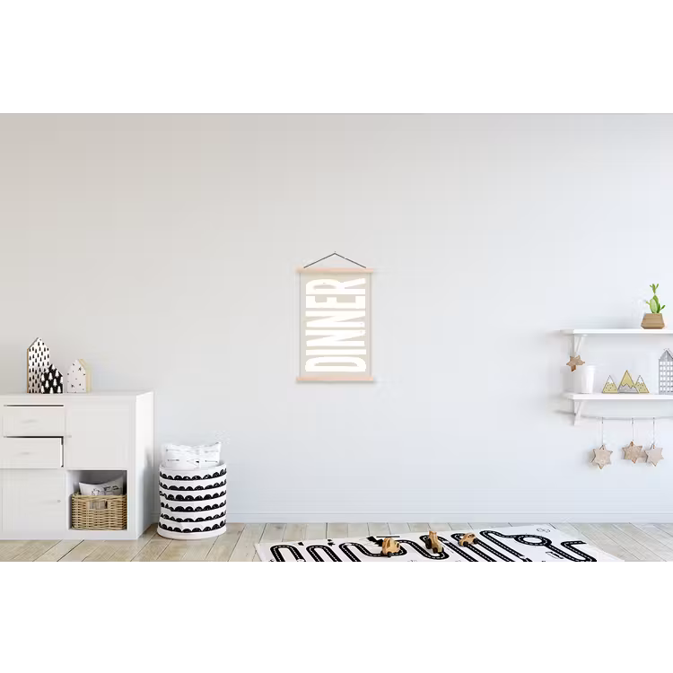 Schoolplaat - Vintage - Beige - Japandi - Wit — 3