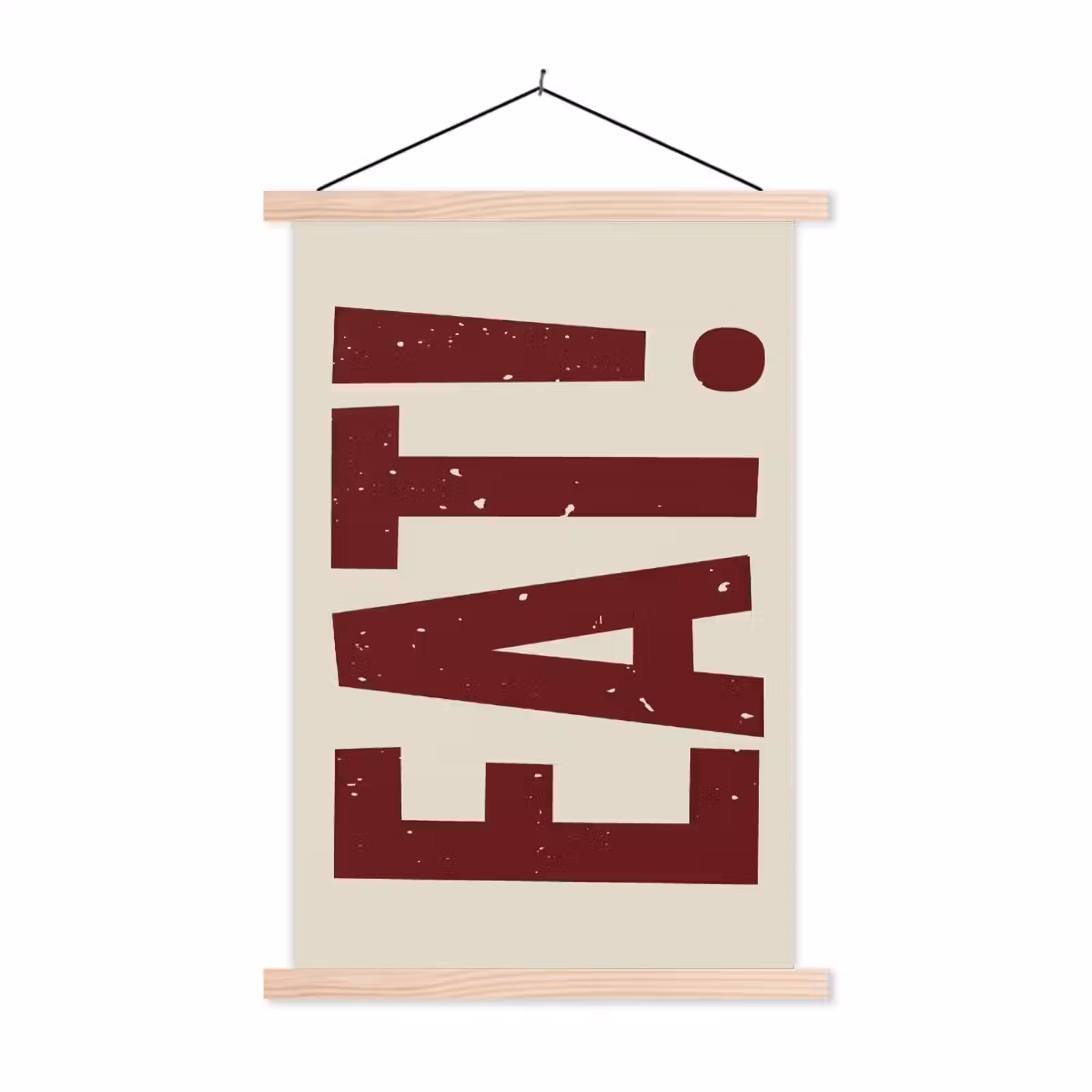 Schoolplaat - Red - Eten - Vintage - Decoratie — 1