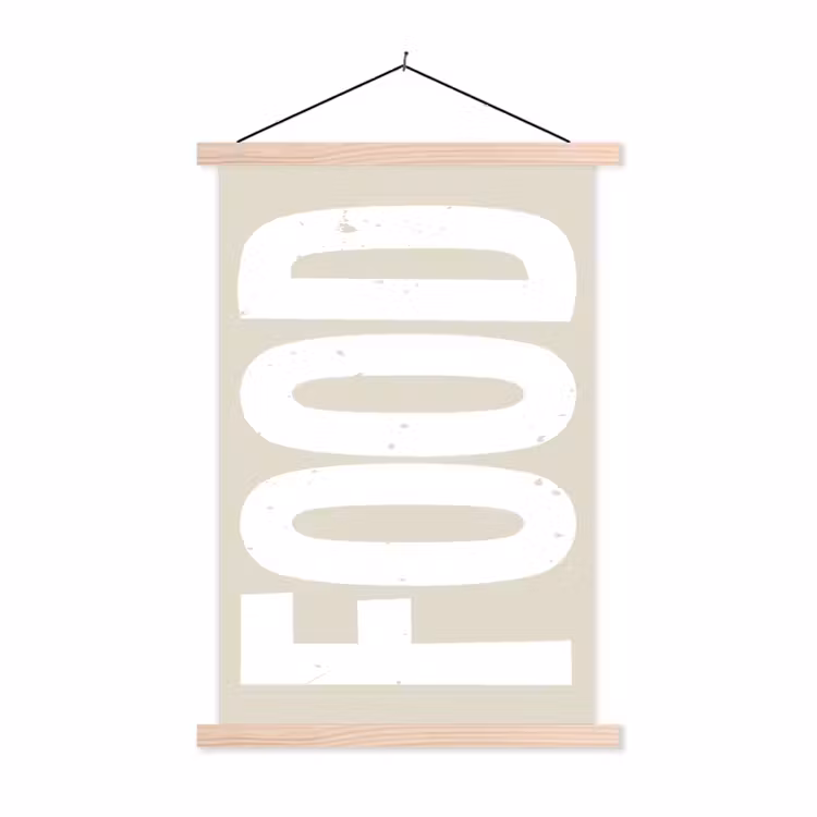 Schoolplaat - Food - Eten - Decoratie - Japandi — 1