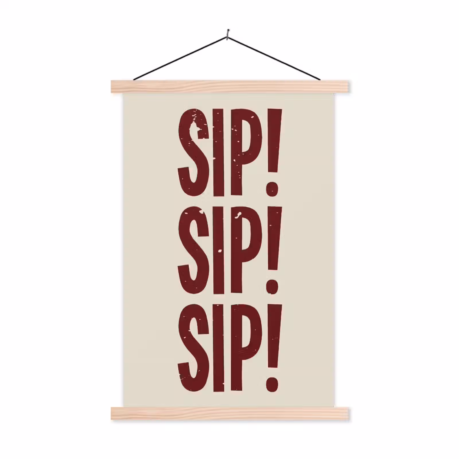 Schoolplaat - Japandi - Vintage - Decoratie - Rood — 1