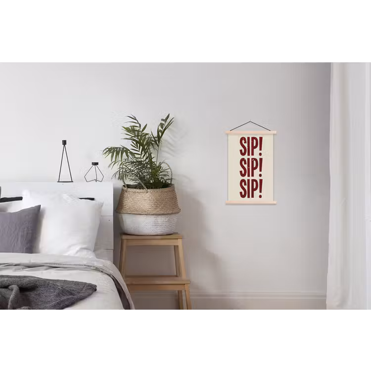 Schoolplaat - Japandi - Vintage - Decoratie - Rood — 2