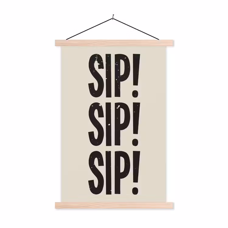 Schoolplaat - Japandi - Zwart - Decoratie - Vintage — 1