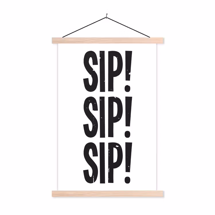 Schoolplaat - Vintage - Japandi - Decoratie - Black — 1