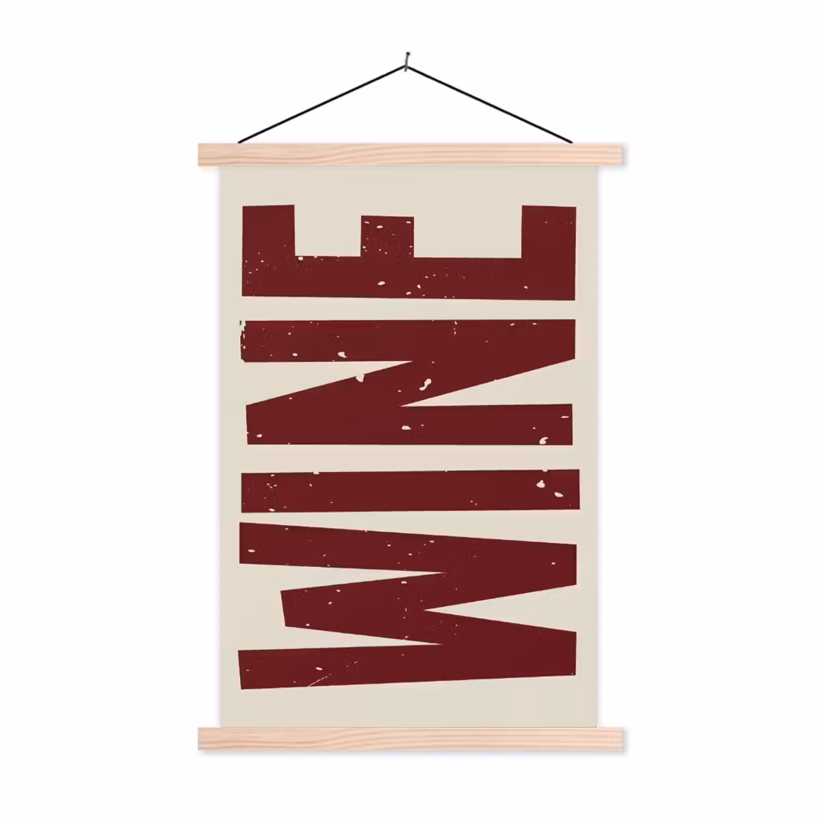 Schoolplaat - Wine - Red - Decoratie - Japandi — 1