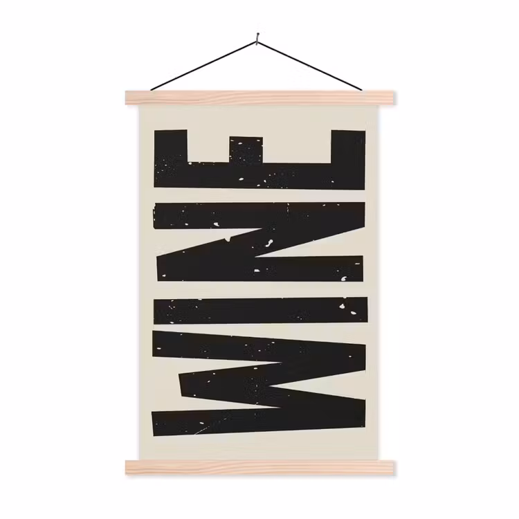 Schoolplaat - Zwart - Wijn - Decoratie - Vintage — 1