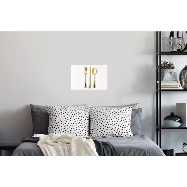 Muursticker - Bestek - Goud — 5