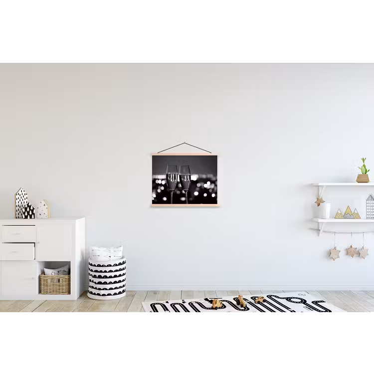 Schoolplaat - Bubbels - Proosten - Champagneglazen - Stadslichten — 3