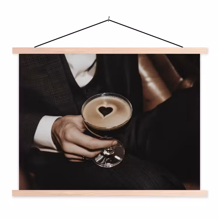 Schoolplaat - Hartje - Cocktail - Espresso Martini - Hand — 1