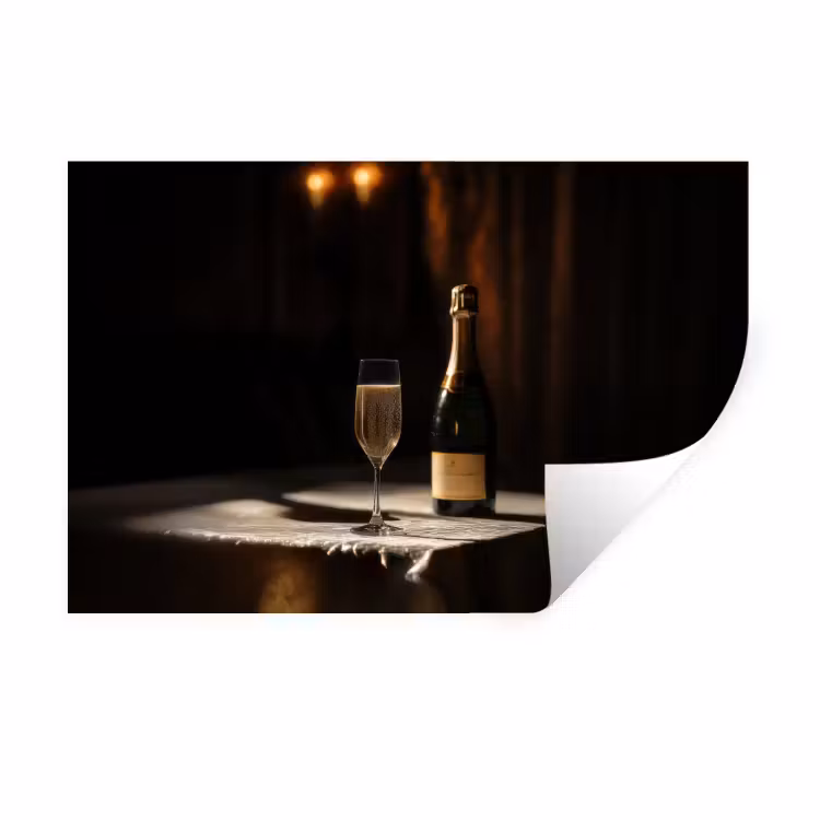 Muursticker - Prosecco - Bubbels - Sfeervol - Drank — 1