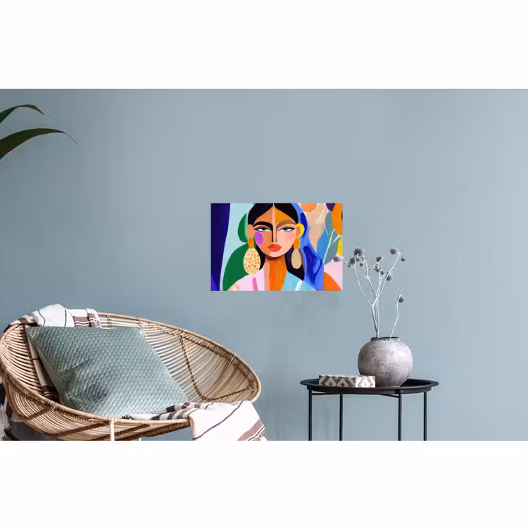 Muursticker - Portret - Vrouw - Modern — 4