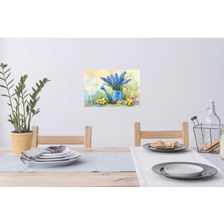 Muursticker - Lavendelbloemen - Quote - Gieter — 3
