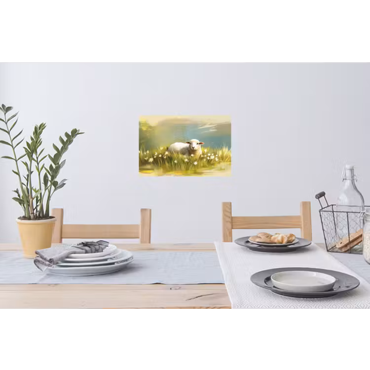 Muursticker - Schaap - Weide - Groen — 3