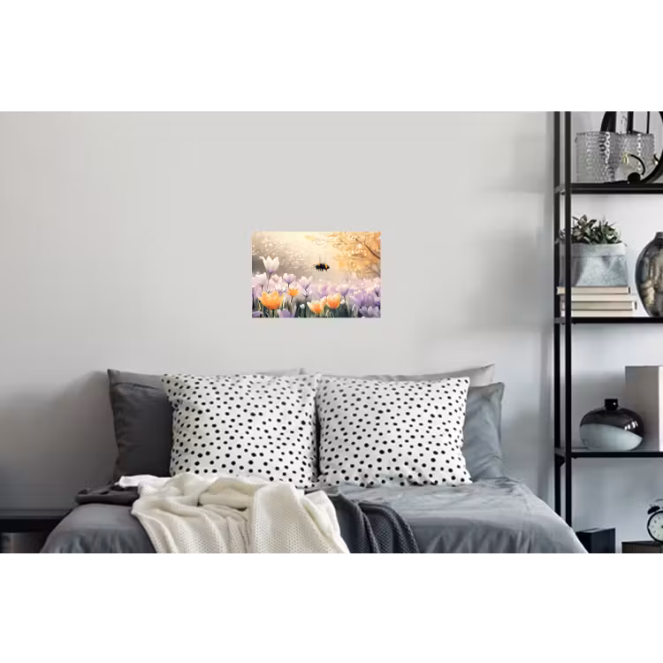 Muursticker - Viooltjes - bij - Zonlicht — 5