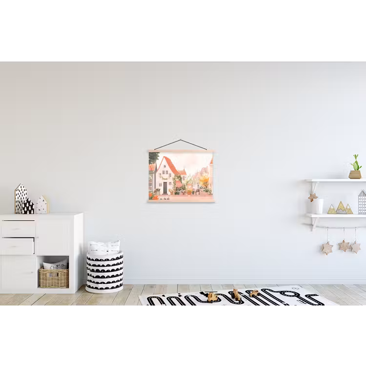 Schoolplaat - Bloemen - Huizen - Dorp — 3