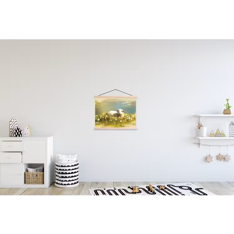 Schoolplaat - Schaap - Weide - Groen — 3