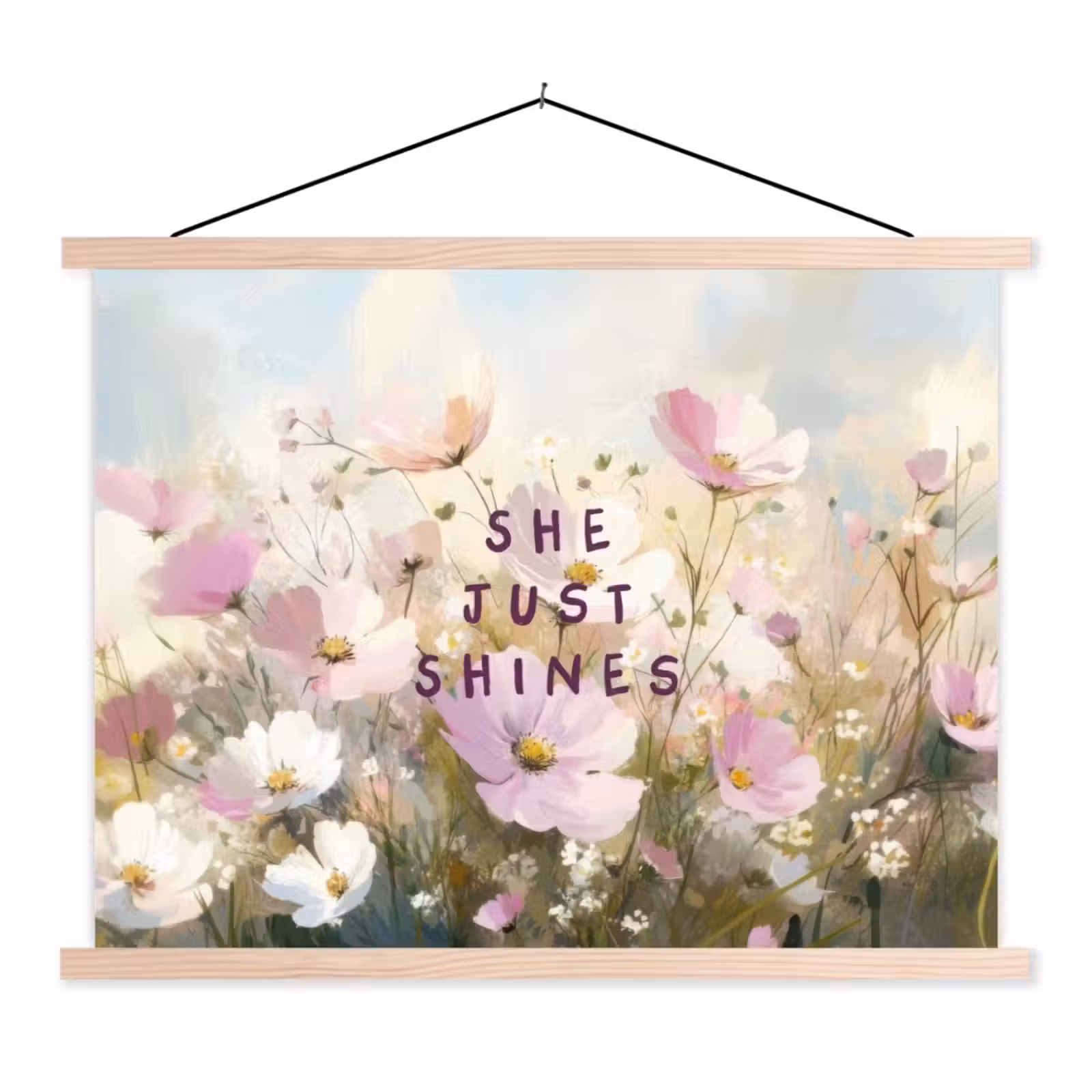 Schoolplaat - Quote - Bloemen - Schilderachtig — 1