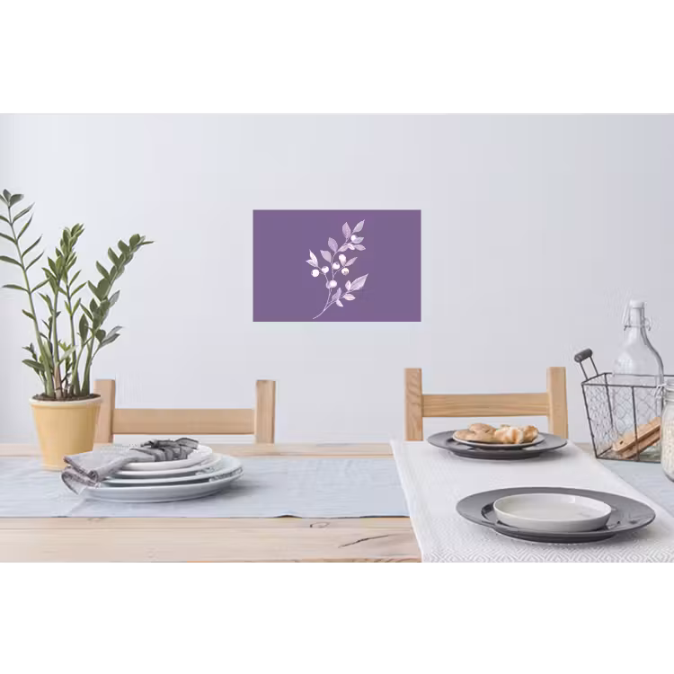 Muursticker - Tak - Sierlijk - Bladeren - Minimalistisch — 3