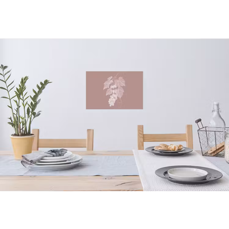 Muursticker - Tros - Druiven - Illustratie - Bladeren — 3