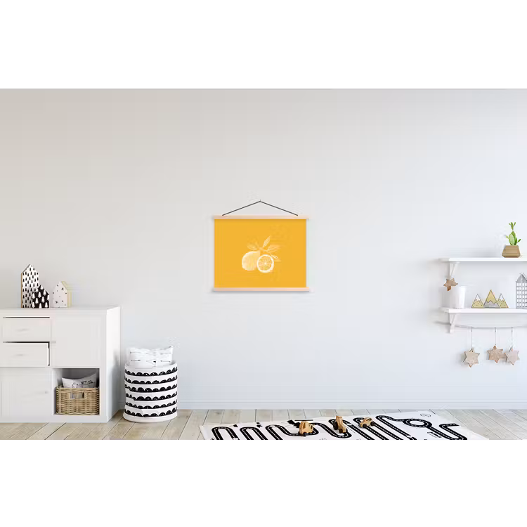 Schoolplaat - Citroenen - Illustratie - Minimalistisch - Geel — 3