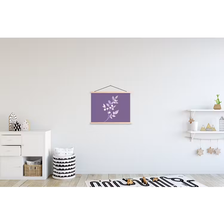 Schoolplaat - Tak - Sierlijk - Bladeren - Minimalistisch — 3