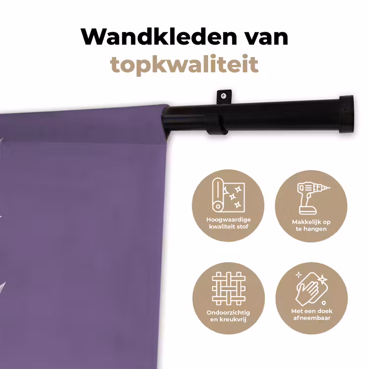 Wandkleed - Tak - Sierlijk - Bladeren - Minimalistisch — 3