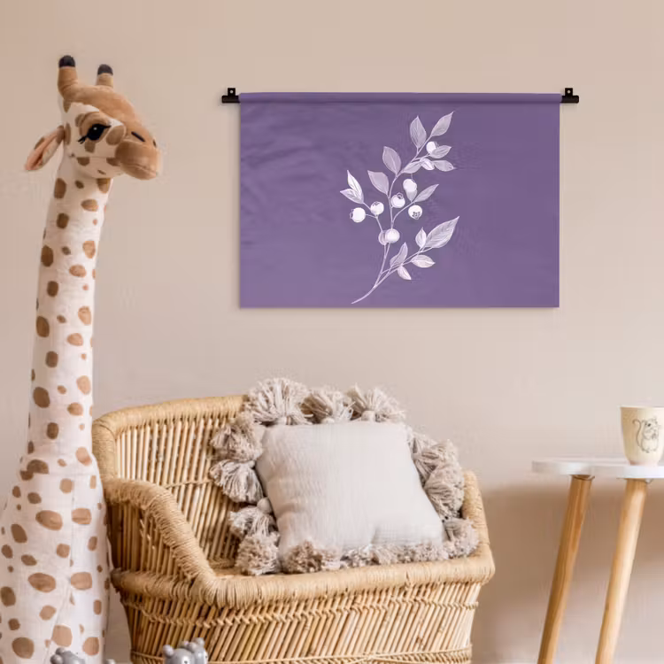 Wandkleed - Tak - Sierlijk - Bladeren - Minimalistisch — 5
