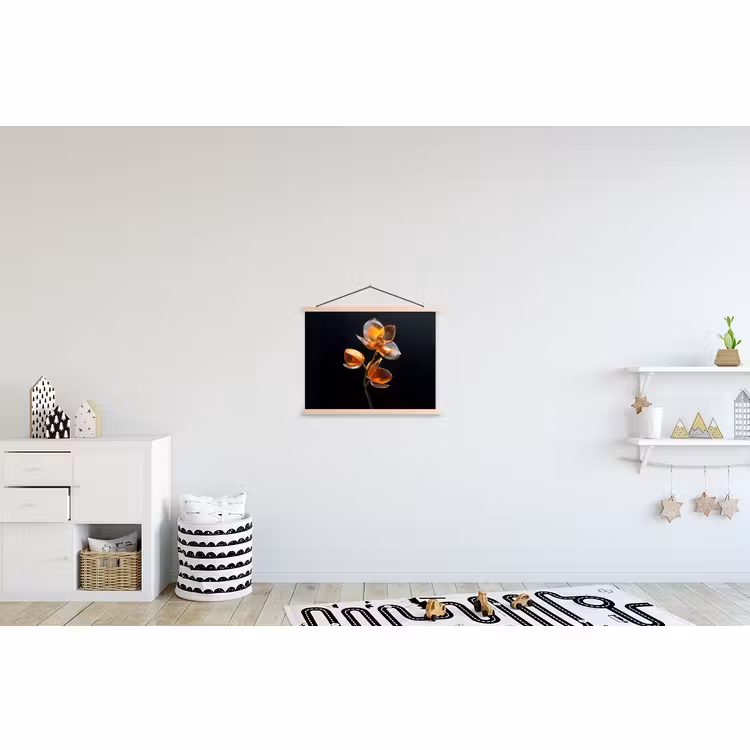 Schoolplaat -  Bloem - Orchidee - Oranje — 3