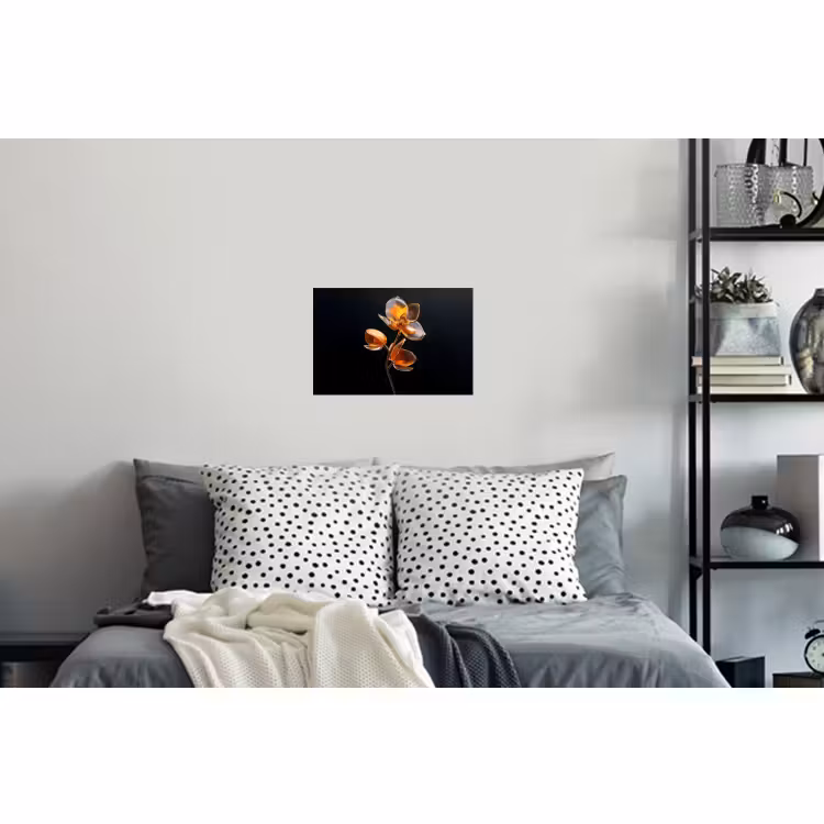 Muursticker - Bloem - Orchidee - Oranje — 5
