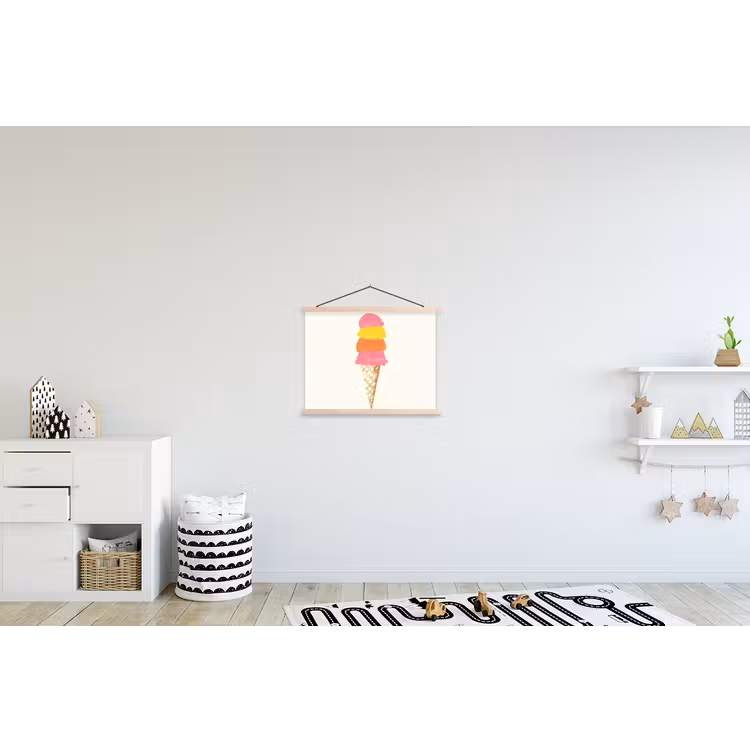 Schoolplaat - Schepijs - Hoorntje - Illustratie - Minimalistisch — 3
