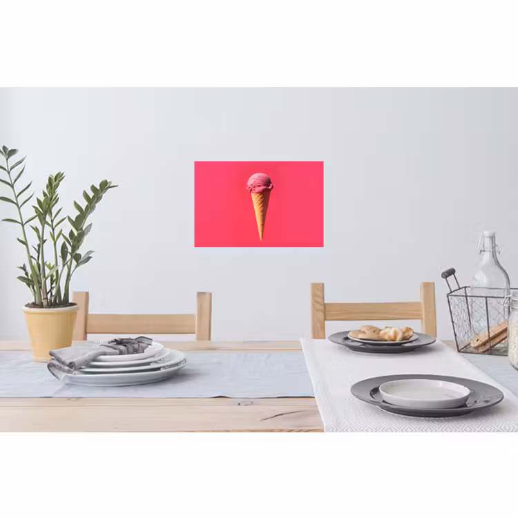 Muursticker - Schepijs - Roze - Hoorntje — 3