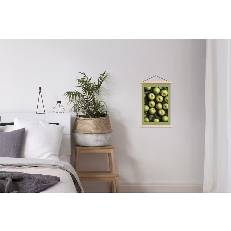 Schoolplaat - Appels - Groen - bladeren — 2