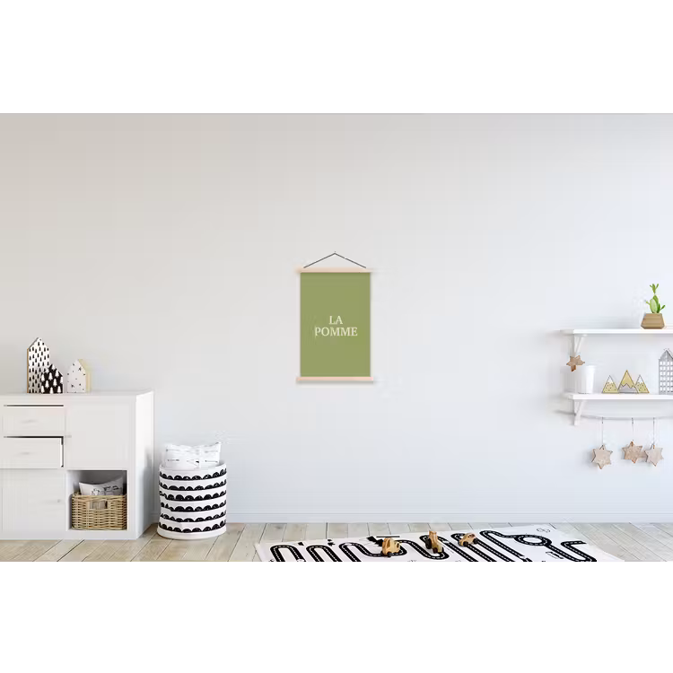 Schoolplaat - Appel - Groen - Minimalistisch — 3