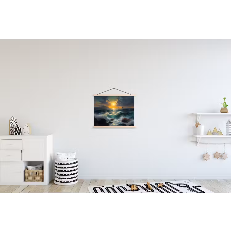 Schoolplaat - Zee - Zon - Golven - Rotsen — 3