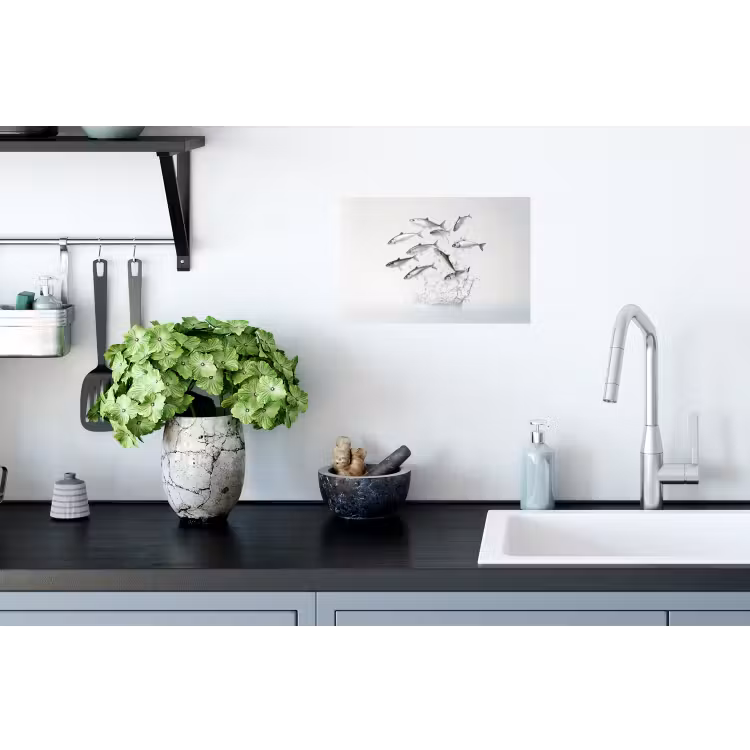Muursticker - Vissen - Water - Wit — 2